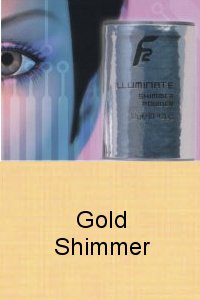F2 Colour Cosmetics F2 Colour Make Up Illuminate Shimmer Powder 12g Gold Shimmer [No.1]